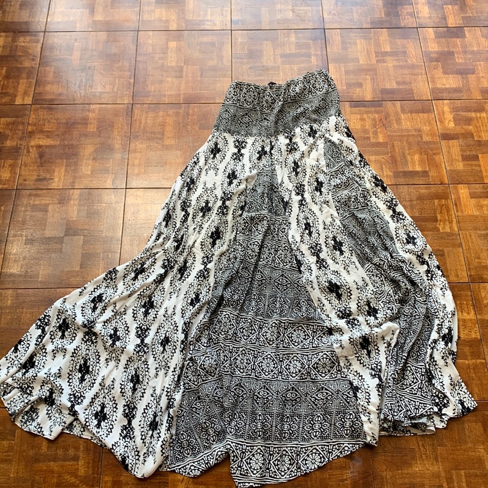 Free people strapless maxi dress